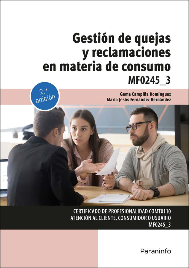 Gesti&oacute;n de quejas y reclamaciones en materia de consumo