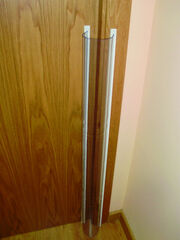 Protector de dits transparent portes 120x20cm 90°