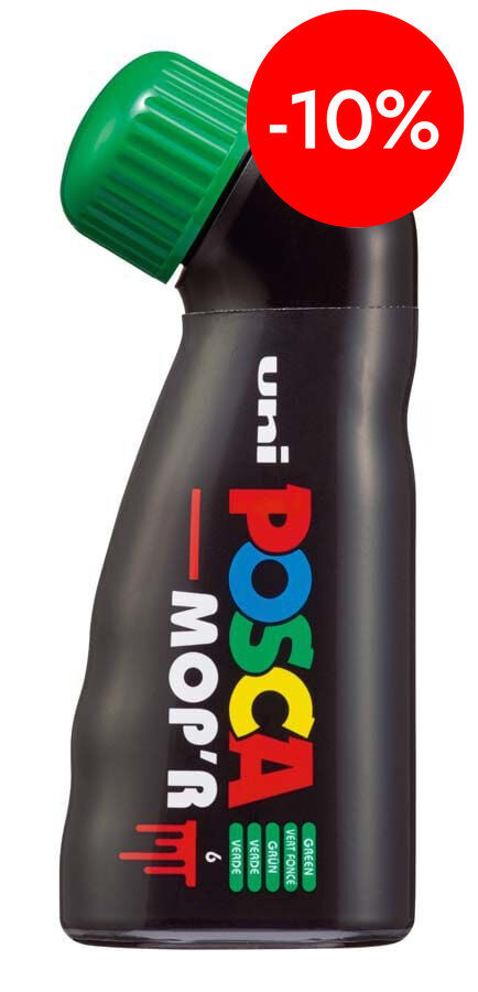 Rotulador Posca Mop'r PCM-22 3-19mm verde