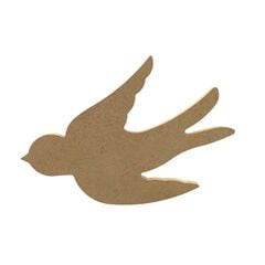 Figura Madera Gomille 15x10cm Golondrina