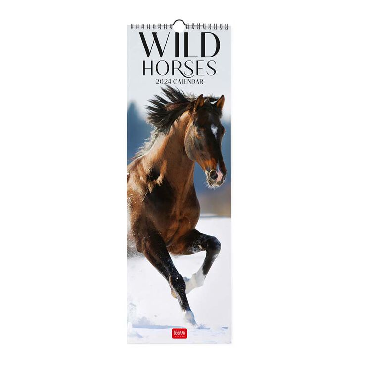 Calendari paret Legami 16X49 2024 Horses