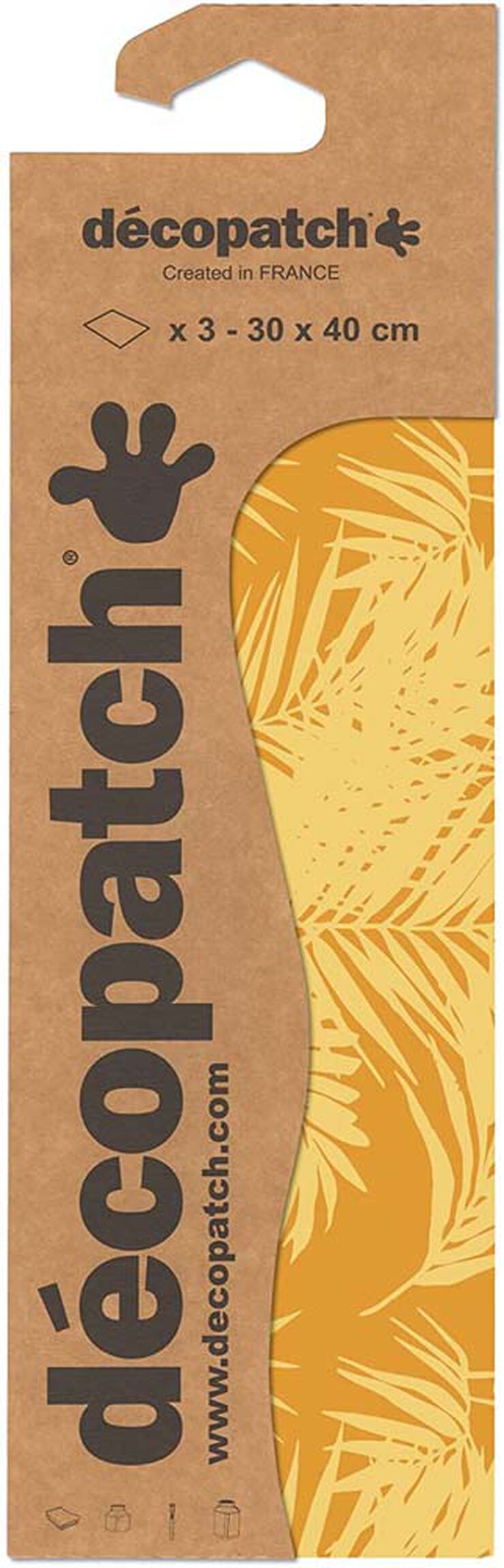 Paper Décopatch Texture 853 30x40cm 3 fulls