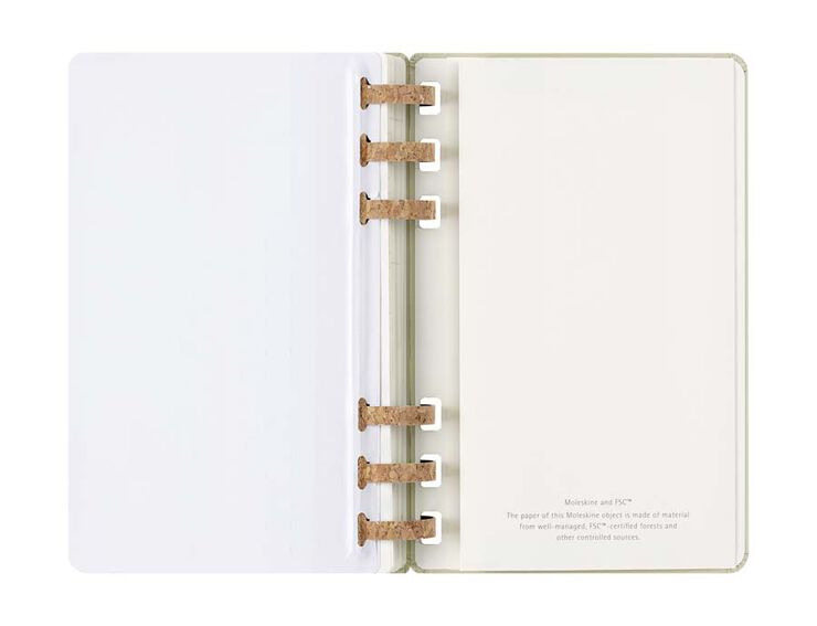 Agenda espiral Moleskine Life Planner 12m sem/vista 2025 L kiwi