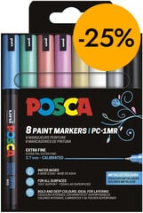 Rotuladores Posca PC-1MR 0,7mm Metall 8 colores