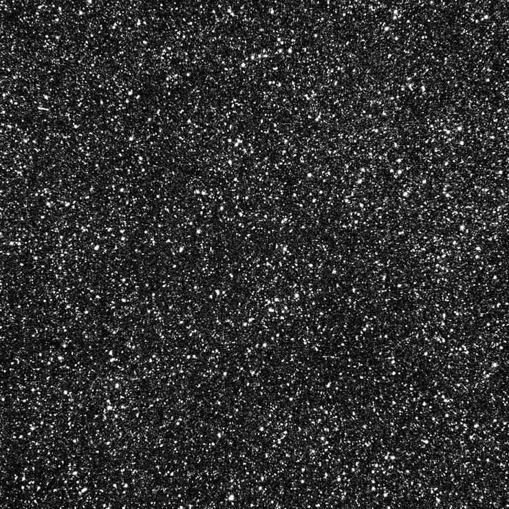 Joy Smart Iron-On 14x48cm negre glitter