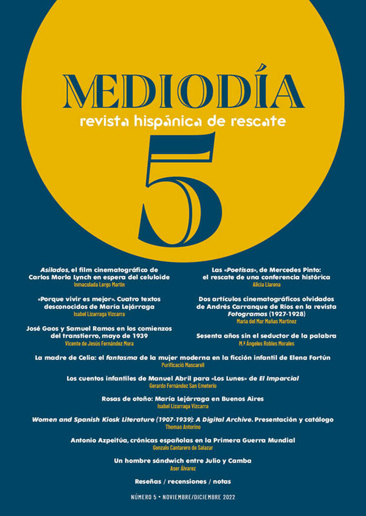 Mediodía. Revista hispánica de rescate. 5