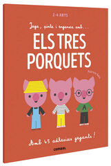 Juga, pinta i enganxa amb ... Els tres porquets Juga, pinta i enganxa amb ... Els tres porquets
