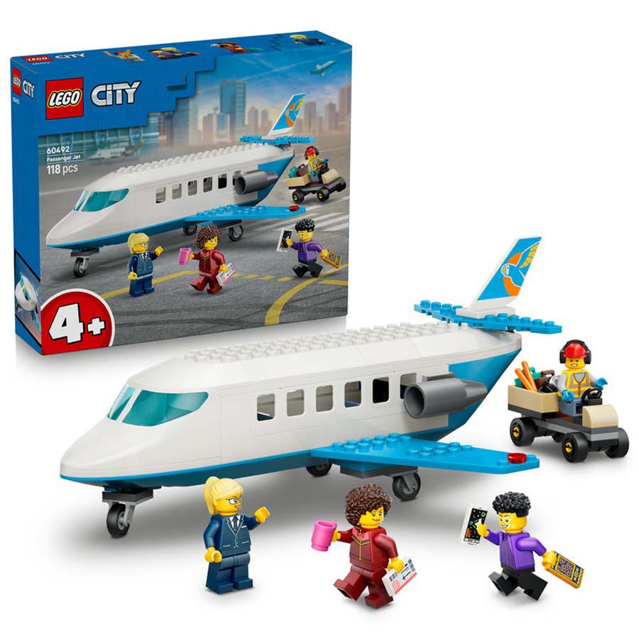 LEGO&reg; City Avi&oacute;n de Pasajeros 60492