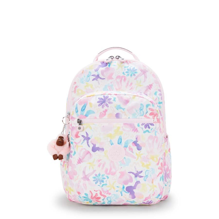 Mochila Kipling Seoul Lap Aqua Sea