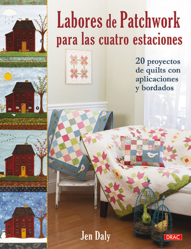 Labores de patchwork para las cuatro estaciones