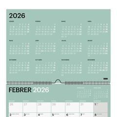 Calendari Miquelrius paret A3 2026 català Chromat