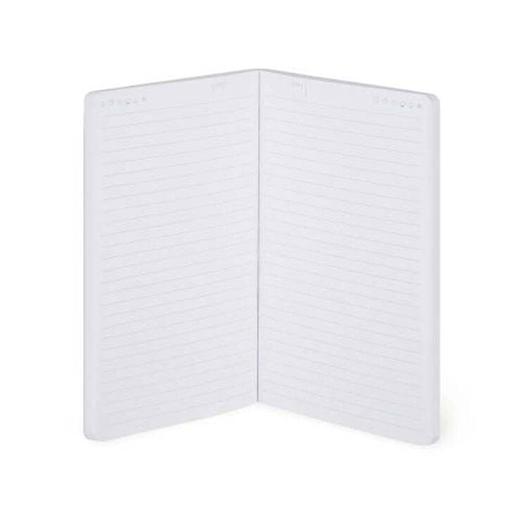 Libreta con Goma El&aacute;stica Legami Rayada Corgi Green