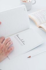 Diario de Lecturas adulto Drapets Flores Mimosa
