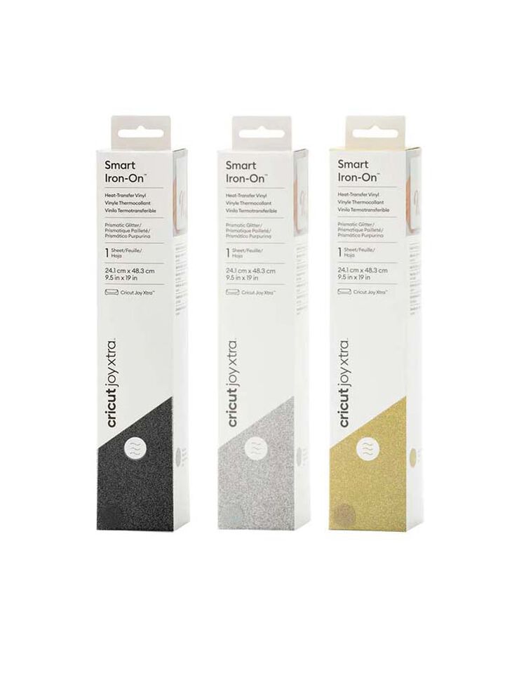 Xtra Vinil Smart Iron-On 24x48cm glitter negre