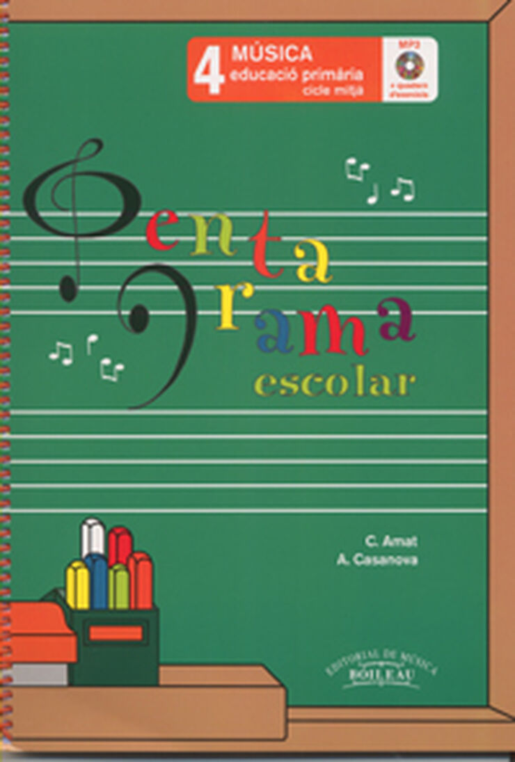 Pentagrama Escolar 4 - Catal (Llibre + Cd + Quadernd'Exercicis)