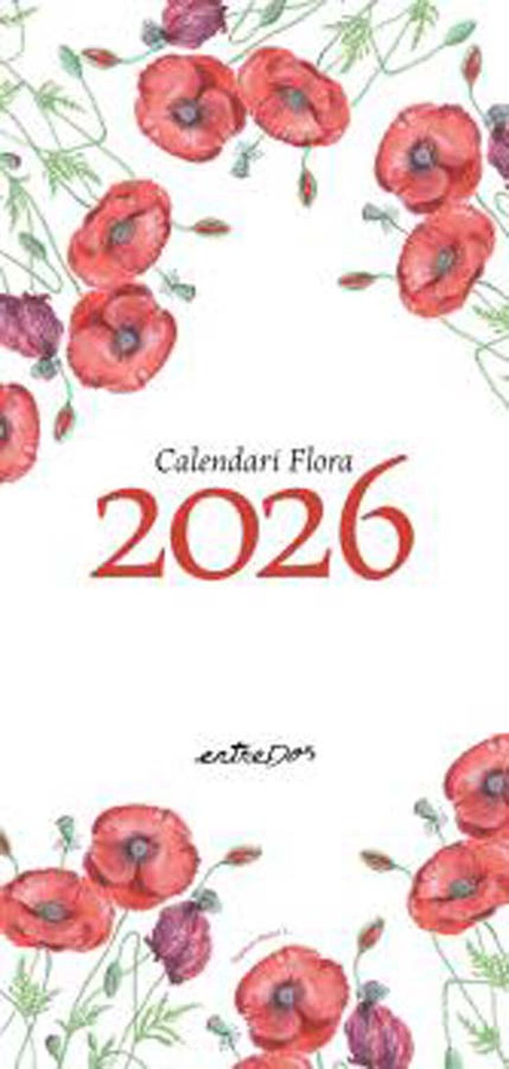Calendari paret Flora 2026 catal&agrave;