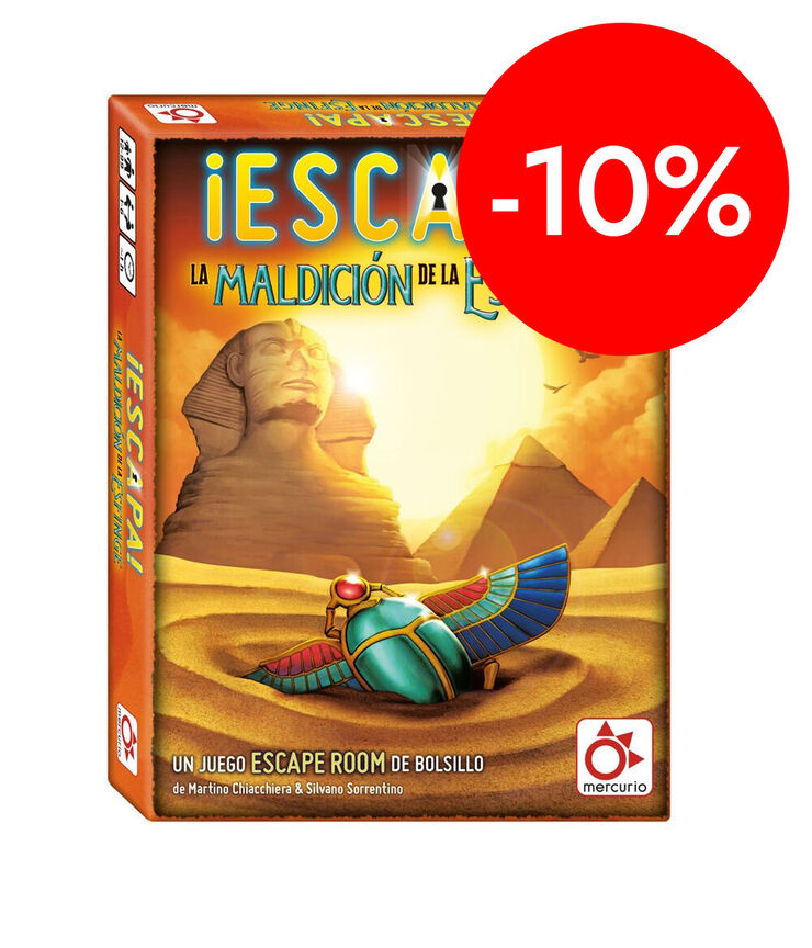 &iexcl;Escapa! La maldici&oacute;n de la esfinge Mercurio