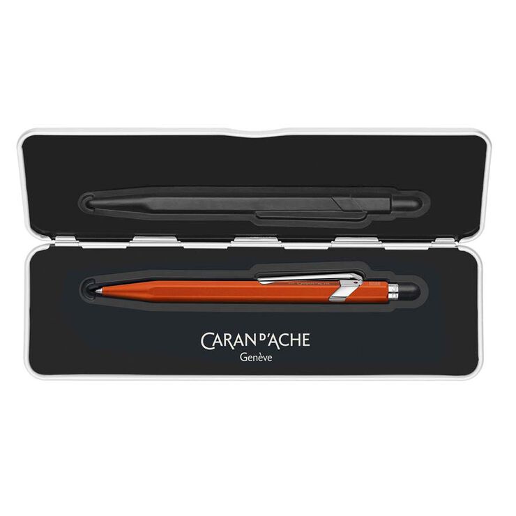 Bolígrafo 849 Caran d'Ache Colormat naranja