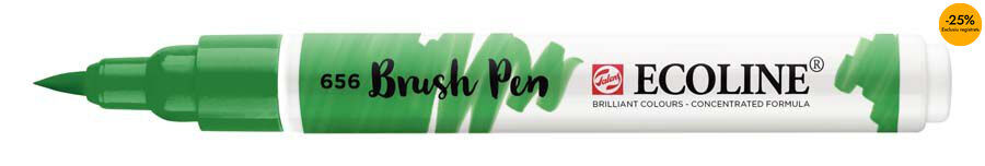Retolador Ecoline Brush Pen verd bosc 656