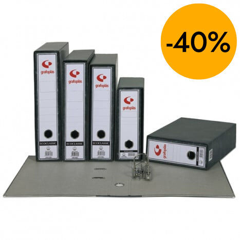 Archivador y caja Grafoplas A-Z A5 negro