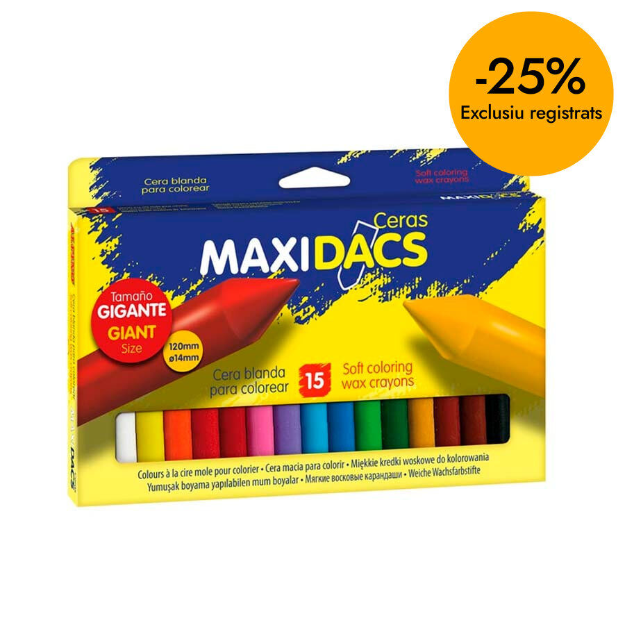 Ceras Alpino MaxiDacs 15 colores