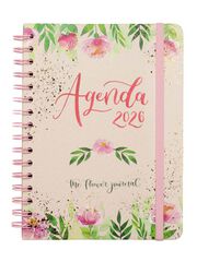 Agenda Finocam The Flower Journal E10 setm/vista horitzontal cas 2026 rosa