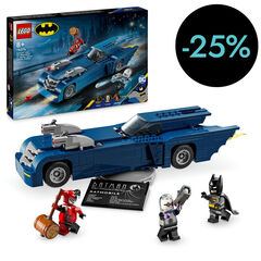 LEGO® Super Heroes Batman™ con Batmóvil vs. Harley Quinn™ y Mr. Freeze™