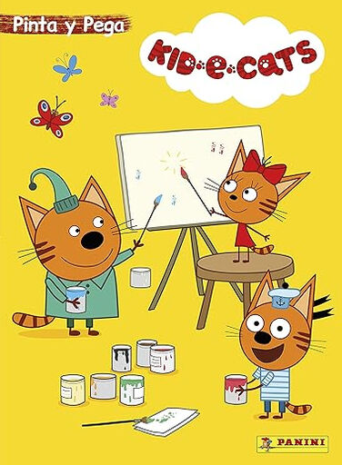 Kid E Cats. Pinta y Pega