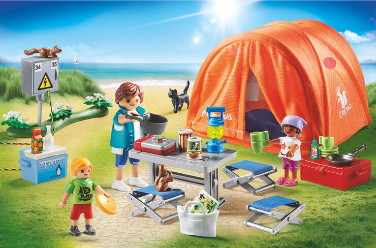 Playmobil Family Fun Tienda de campaña 70089