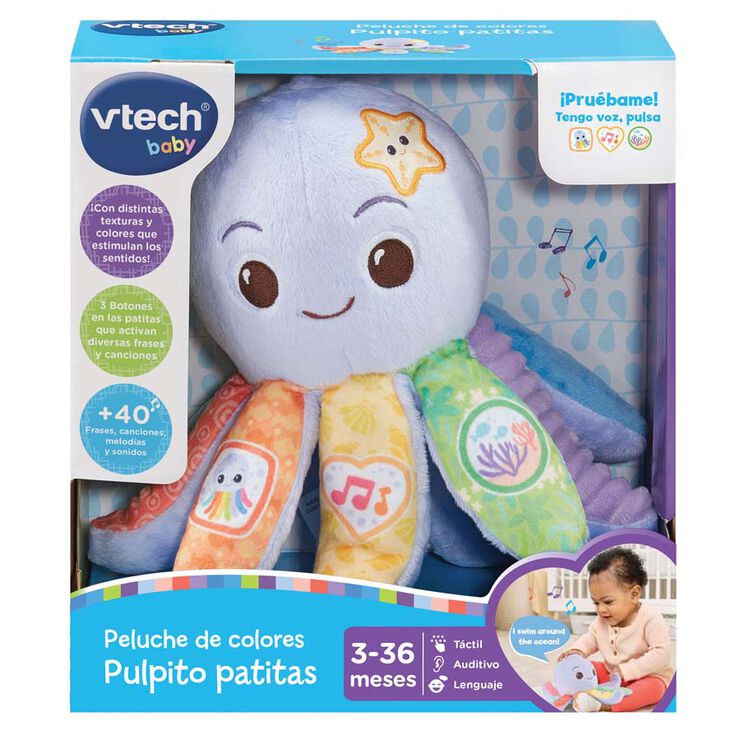 Peluche de colores Pulpito patitas