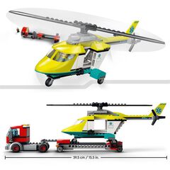 LEGO® City Transporte del helicóptero de rescate 60343