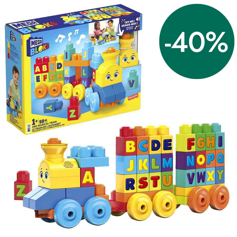 Mega Bloks Tren Musical ABC