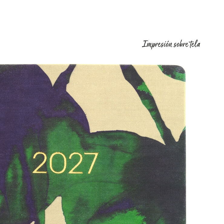 Agenda Miquelrius 145x195 Dia P&agrave;gina Multiling&uuml;e Aquesta Flor 2027