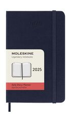 Agenda Moleskine 12m día/pág 2025 Pocket azul marino