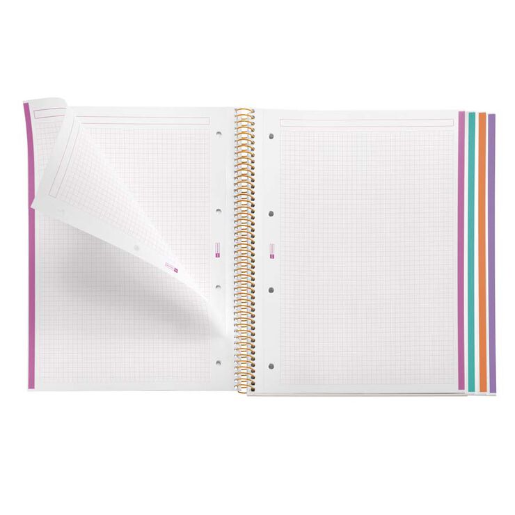 Notebook 4 Miquelrius A4 100 hojas 5x5 Yoga