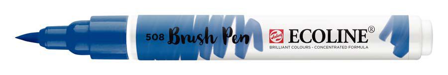 Rotulador Ecoline Brush Pen azul de prusia 508