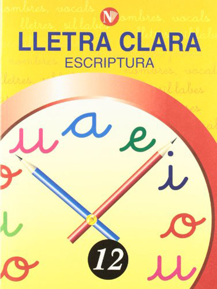 Lletra Clara 12 Vertical Nadal Lletra Clara 12 Vertical Nadal
