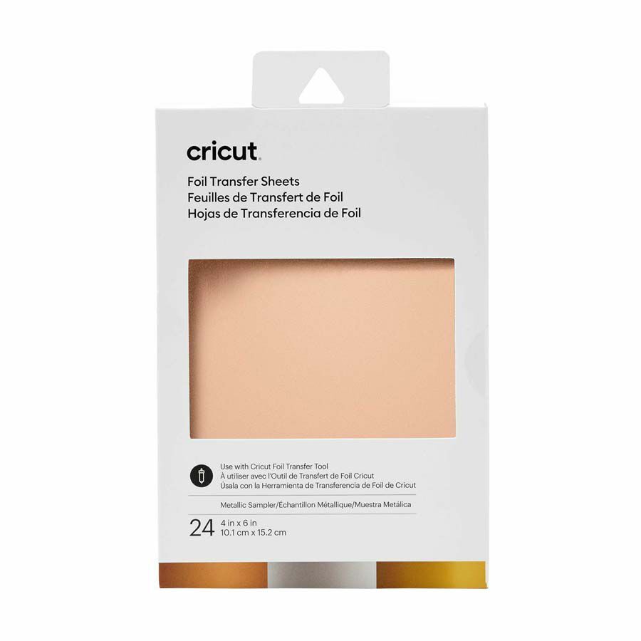 Foil 15x30cm metallic 24 hojas