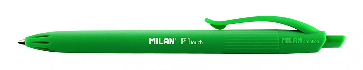 Bolígrafo Milan P1 Touch verde 25u