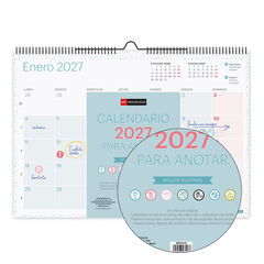 Calendario Miquelrius Pared A3 Castellano 2027 Lovely