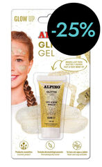Maquillatge Gel Brillant metàlic Glitter Alpino or