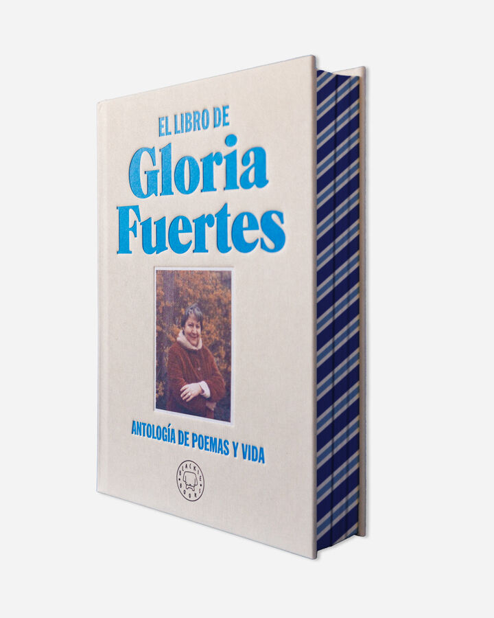 El libro de Gloria Fuertes. Edici&oacute;n especial en tela y cantos pintados