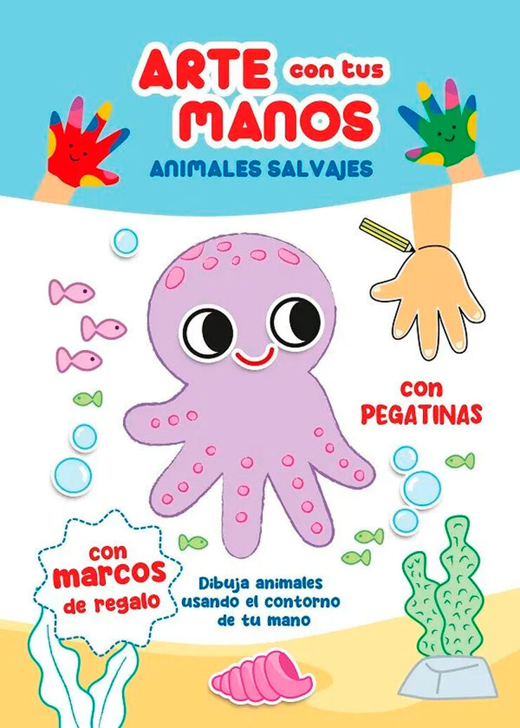 Arte con tus manos, animales salvajes