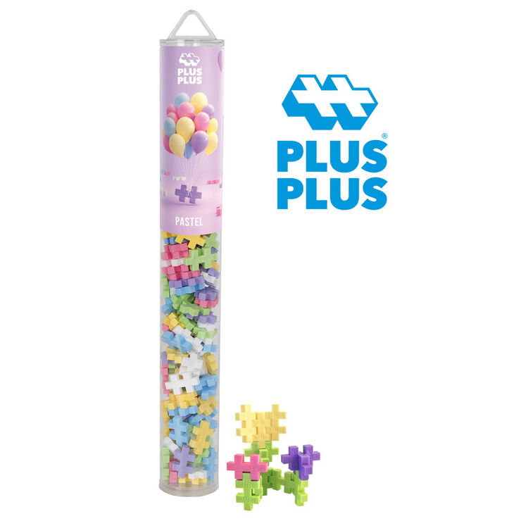 Plus-Plus Tubo Pastel Mix 100 piezas