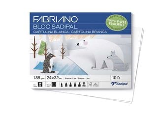 Bloc de Cartolines Sadipal 24x32cm negre 10 fulls