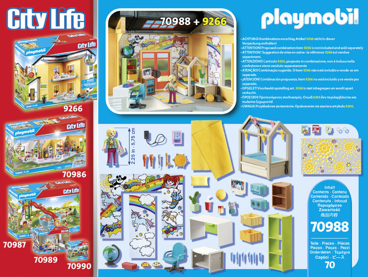 Playmobil Habitació per adolescents 70988
