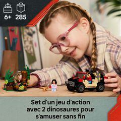 LEGO® Jurassic World Fugida en Tot terreny i Raptor a l’Aguait 76972