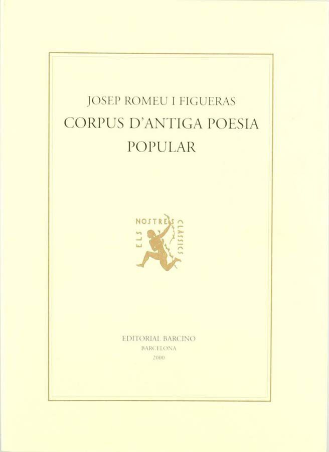 Corpus d'antiga poesia popular