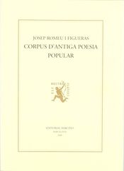 Corpus d'antiga poesia popular