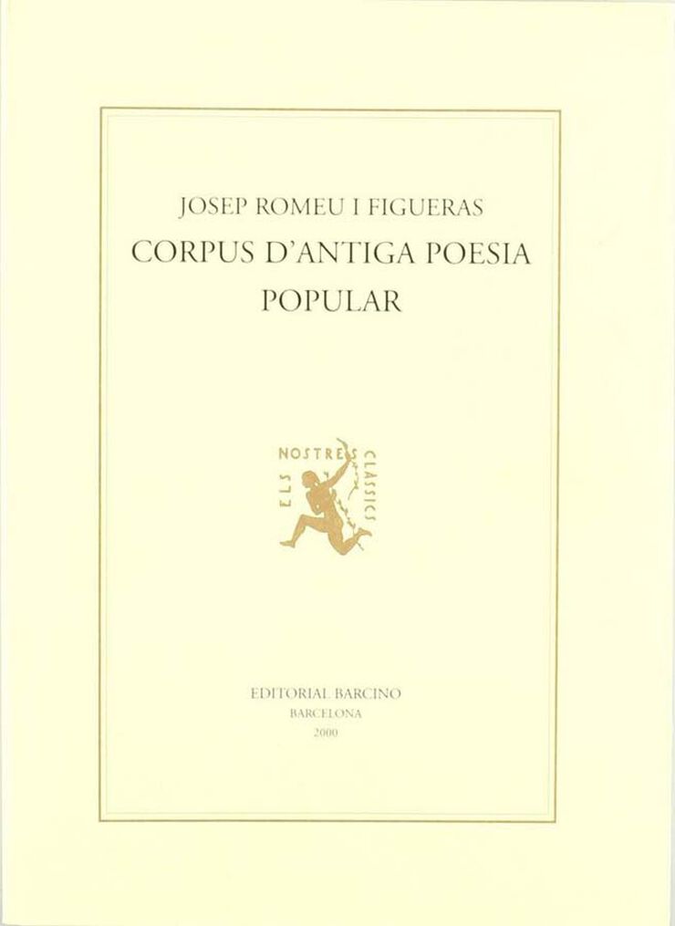 Corpus d'antiga poesia popular